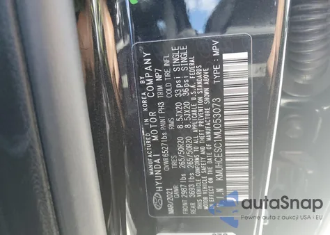 2021 Genesis Gv80 Base из США, поврежденный, VIN KMUHCESC1MU053073